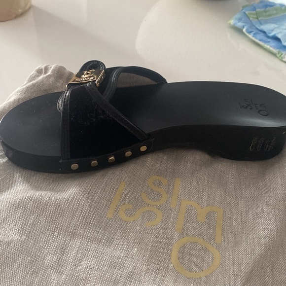 Scholl x Issimo pescura wooden sandal velvet 38 - Picture 4 of 7